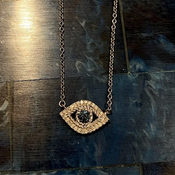 🧿🪩 Adina Reyter Evil Eye Necklace 🪩🧿 - Picture 2 of 7